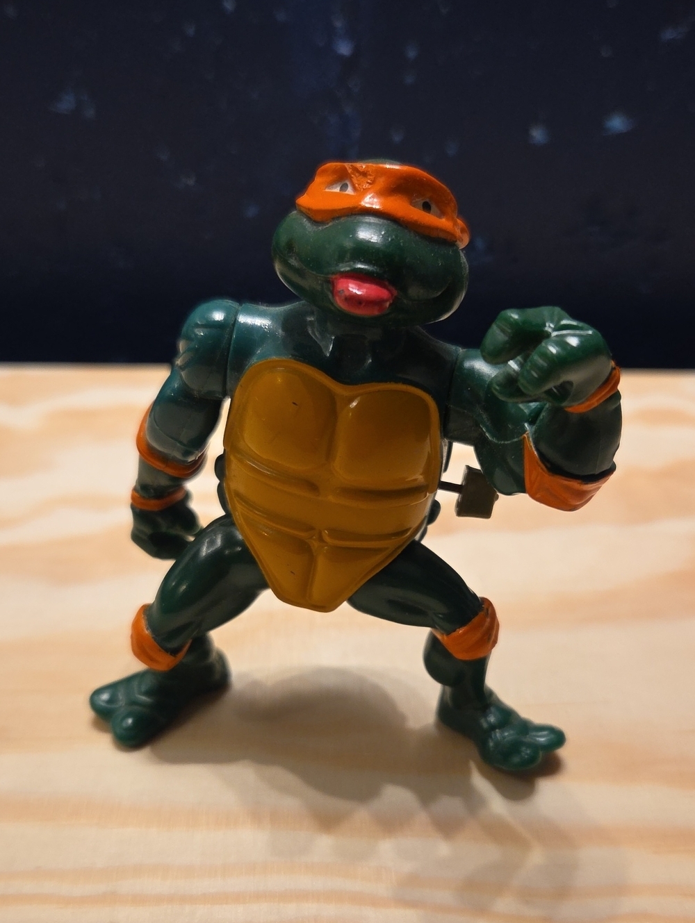 Vintage 80s Teenage Mutant Ninja Turtles "Michelangelo" Action Figure